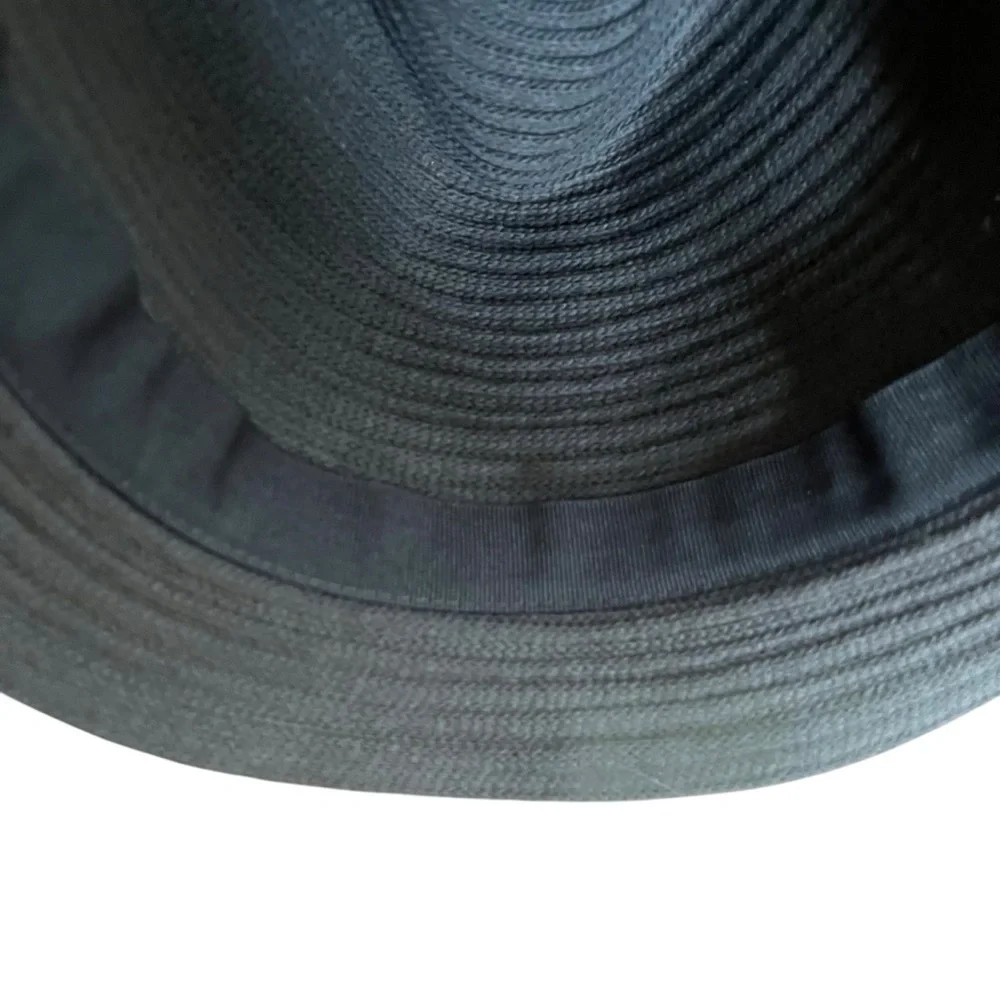 Nordstroms Olive Green Multicolor Wool Fedora Hat Leather Clasp✨Like New✨SZ OS